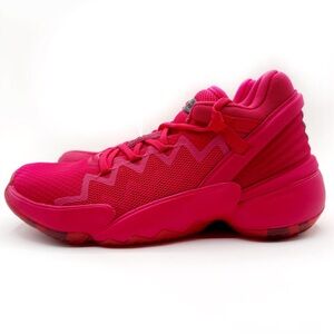 Adidas DON Issue 2 Crayola Basketball Sneakers Mens Size 7.5 Red Jazzberry Jam